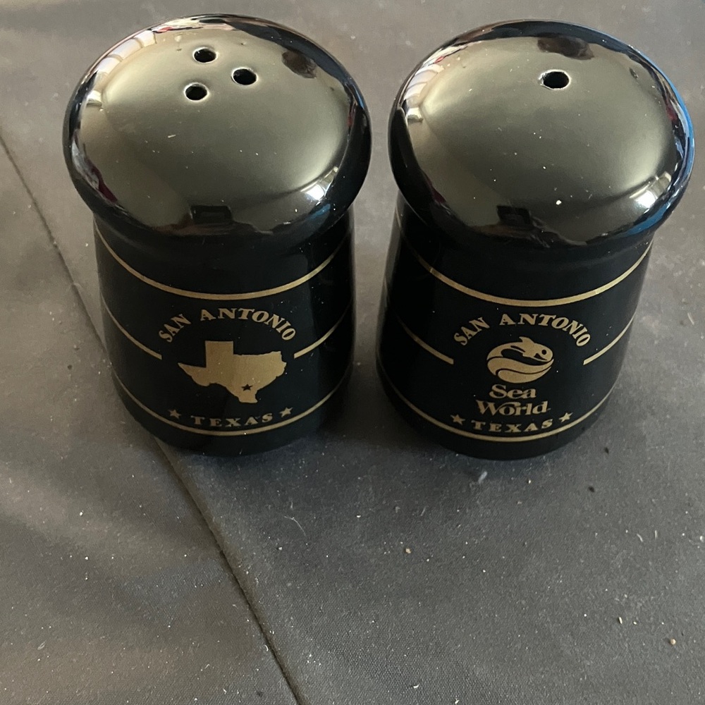 San Antonio Texas Salt and Pepper Shakers